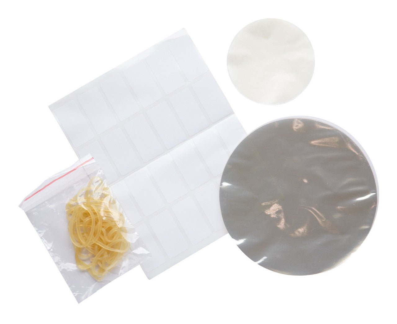 Home Made Pack of 24 Jam Jar Cover Kit 2lbs - Simmer and Slice