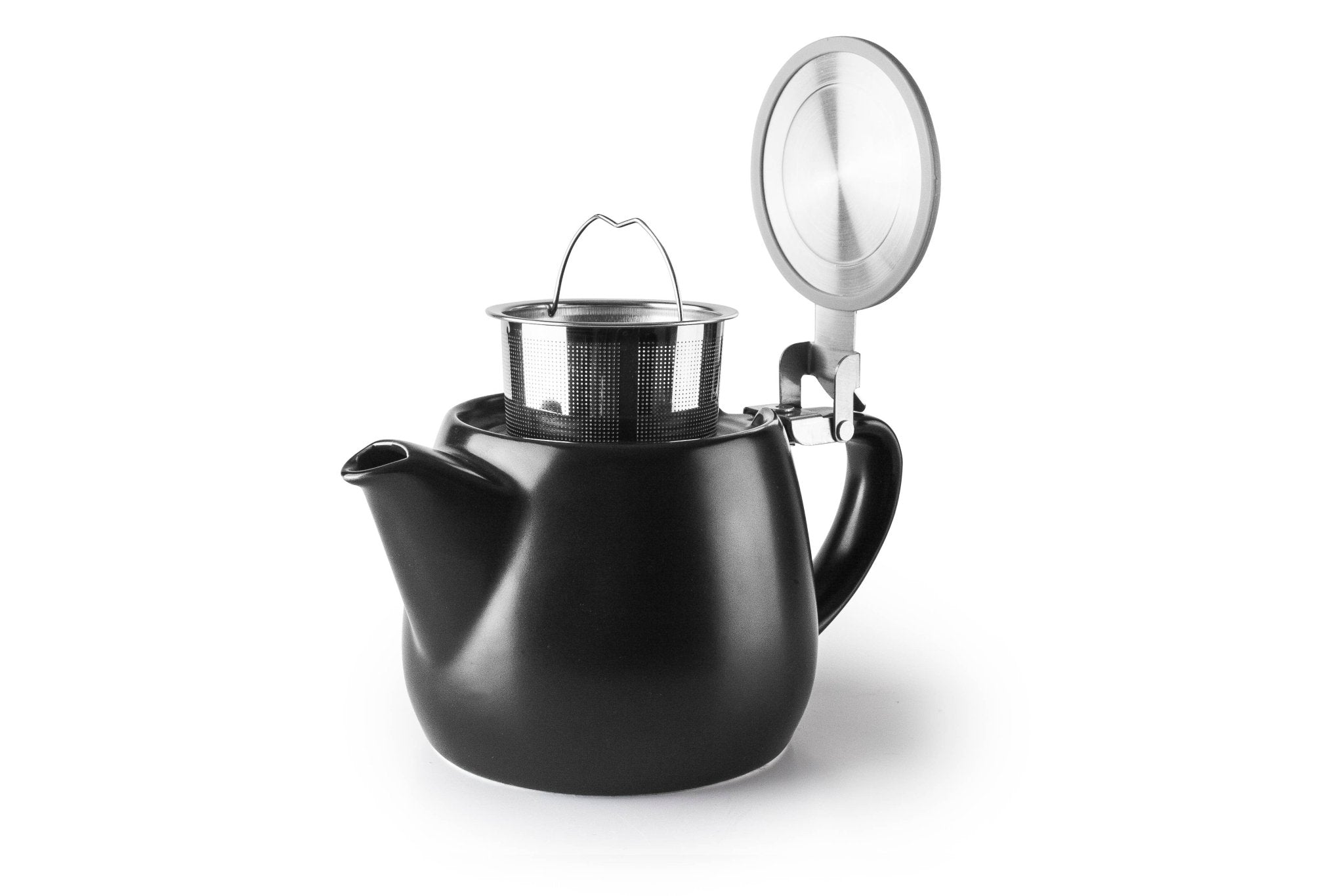 IBILI - Luxor Black Ceramic Teapot - Simmer and Slice