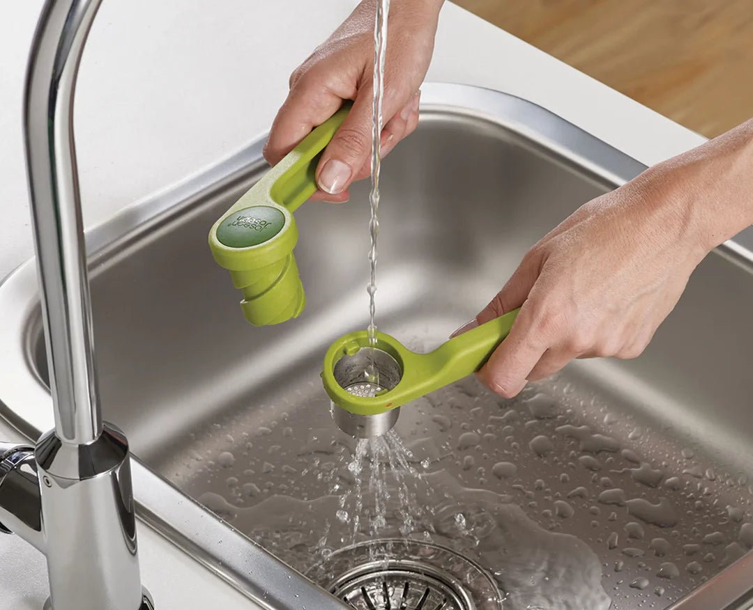 Joseph Joseph Helix Green Garlic Press - Simmer and Slice