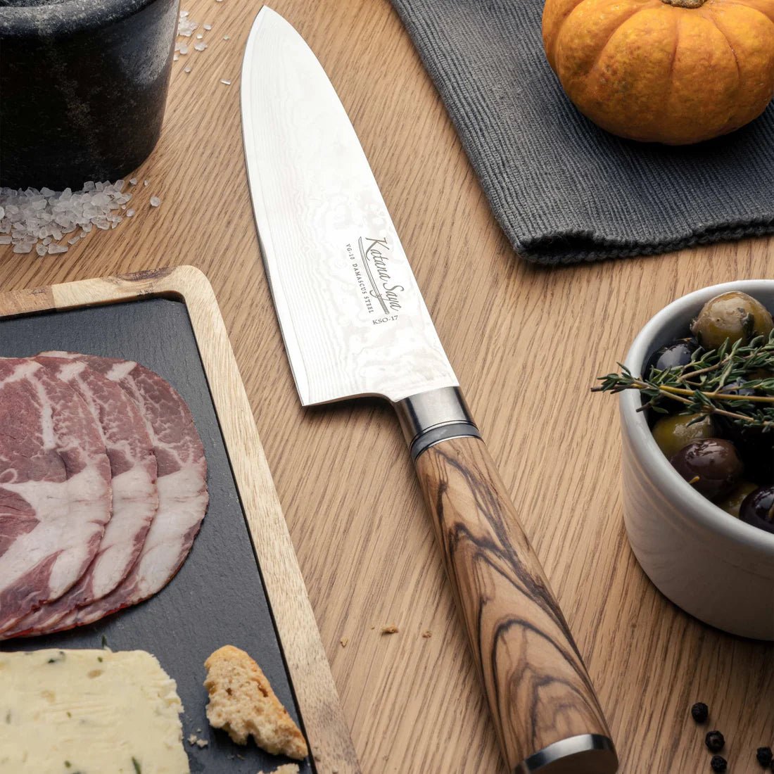 Katana Saya 20cm Chefs Knife - Simmer and Slice