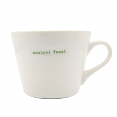 Keith Brymer Jones Bucket Mug 350ml - Control Freak - Simmer and Slice