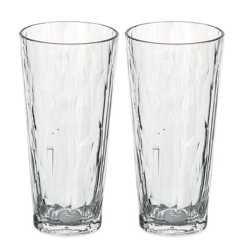 Koziol Superglas Club No.19 - 250ml Tumbler - Set of 2 - Simmer and Slice