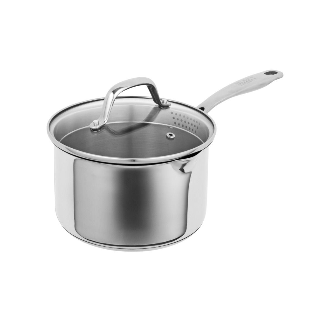 Kuhn Rikon Allround Plus Saucepan 3.7l/20cm inc Draining Lid - Simmer and Slice