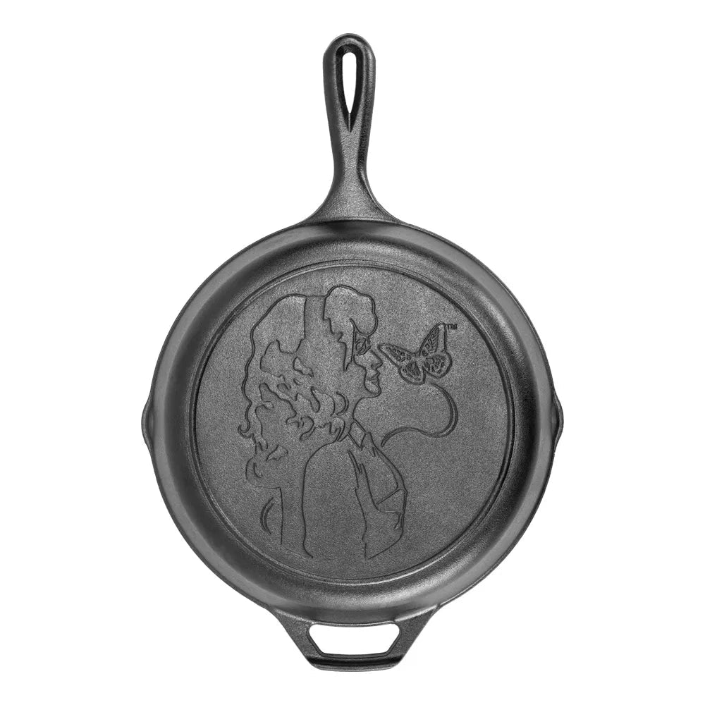 Lodge Dolly Parton Cast Iron Skillet 26cm | 10.25" - Simmer and Slice