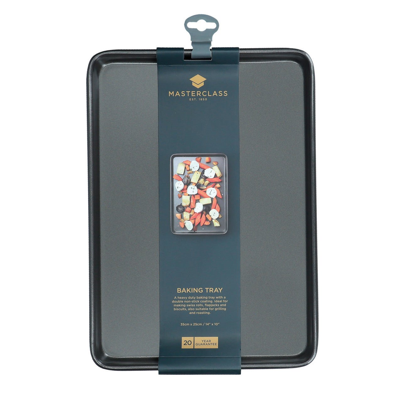 MasterClass Non - Stick Baking Tray, 35cm x 25cm - Simmer and Slice