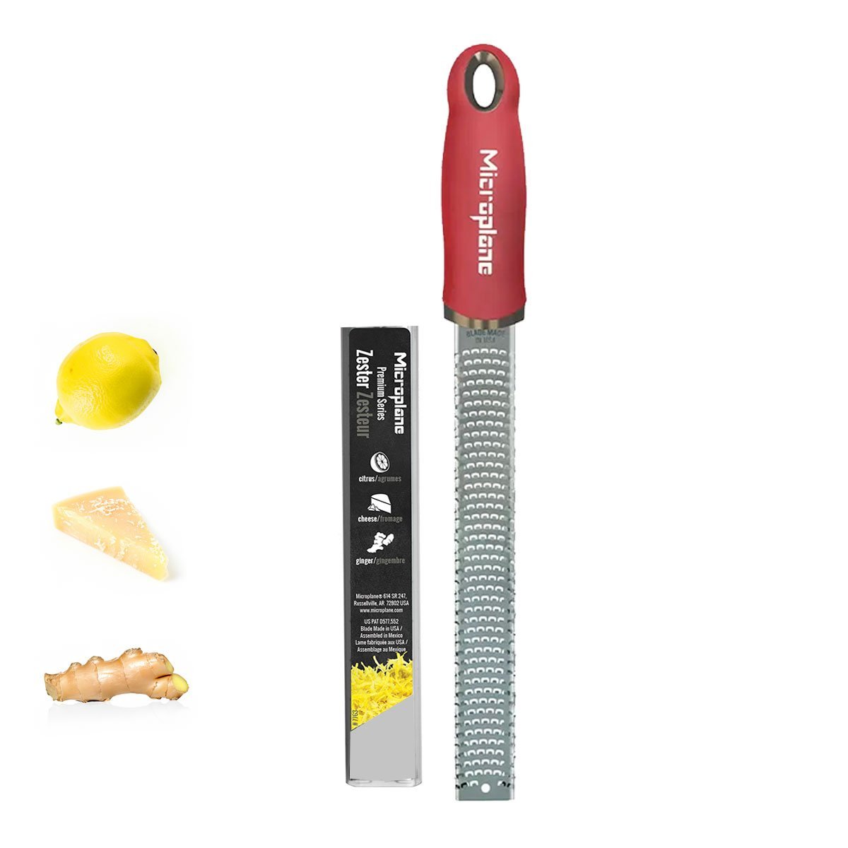 Microplane Premium Classic Zester Pomegranate Red - Simmer and Slice