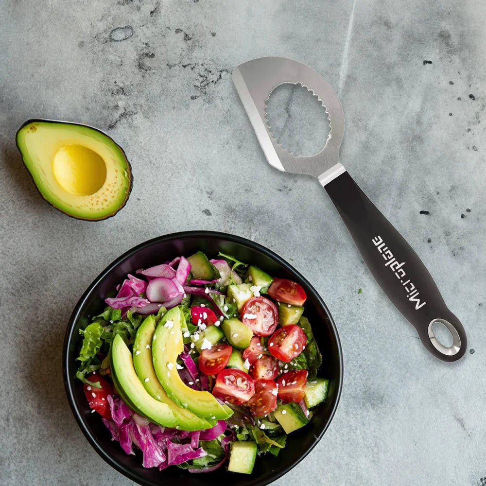Microplane Professional 3 - in - 1 Avocado Tool - Pit, Slice, Scoop - Simmer and Slice