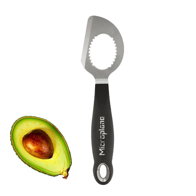 Microplane Professional 3 - in - 1 Avocado Tool - Pit, Slice, Scoop - Simmer and Slice