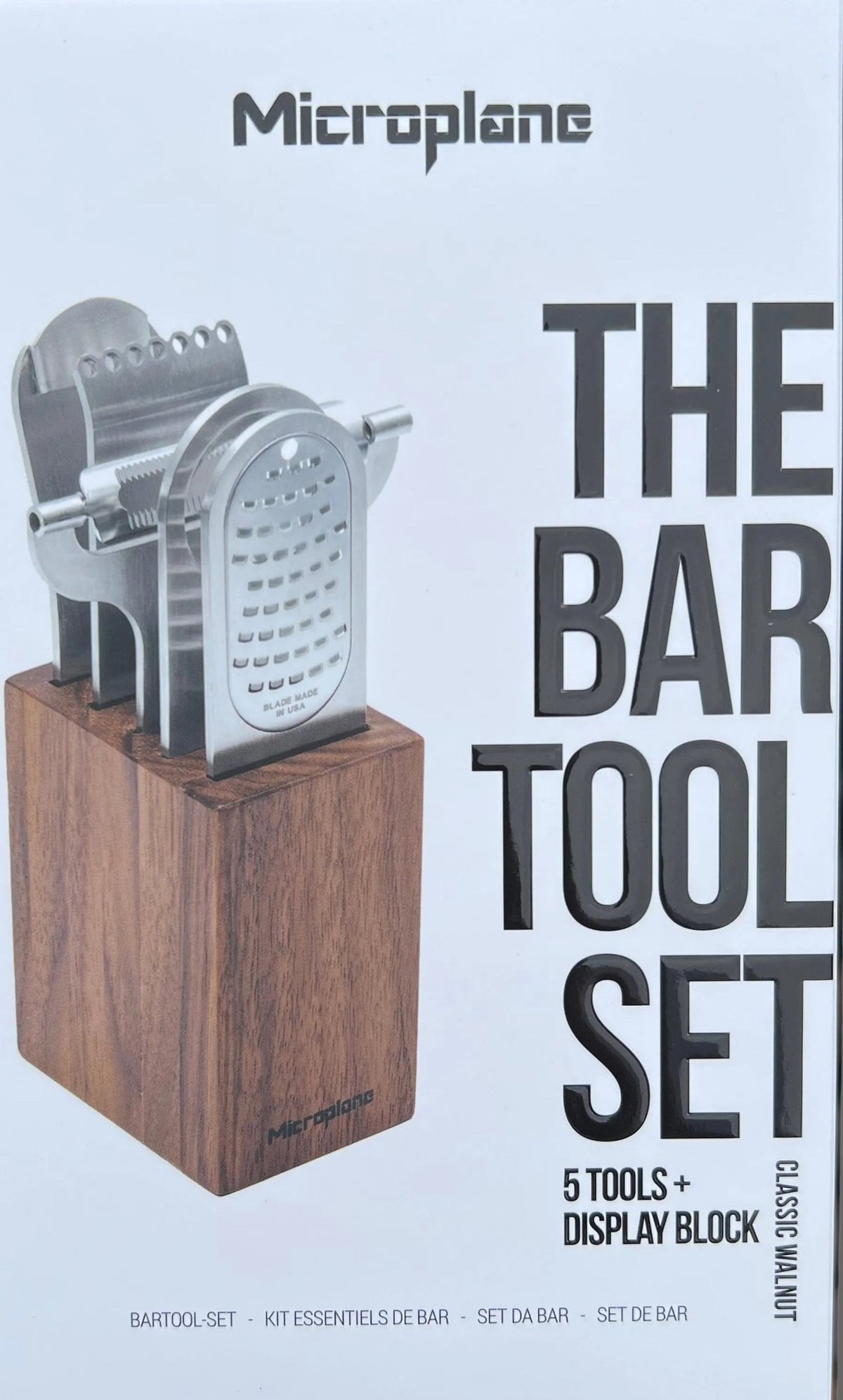 Microplane Style Line Bar Tools Set | Walnut - Simmer and Slice