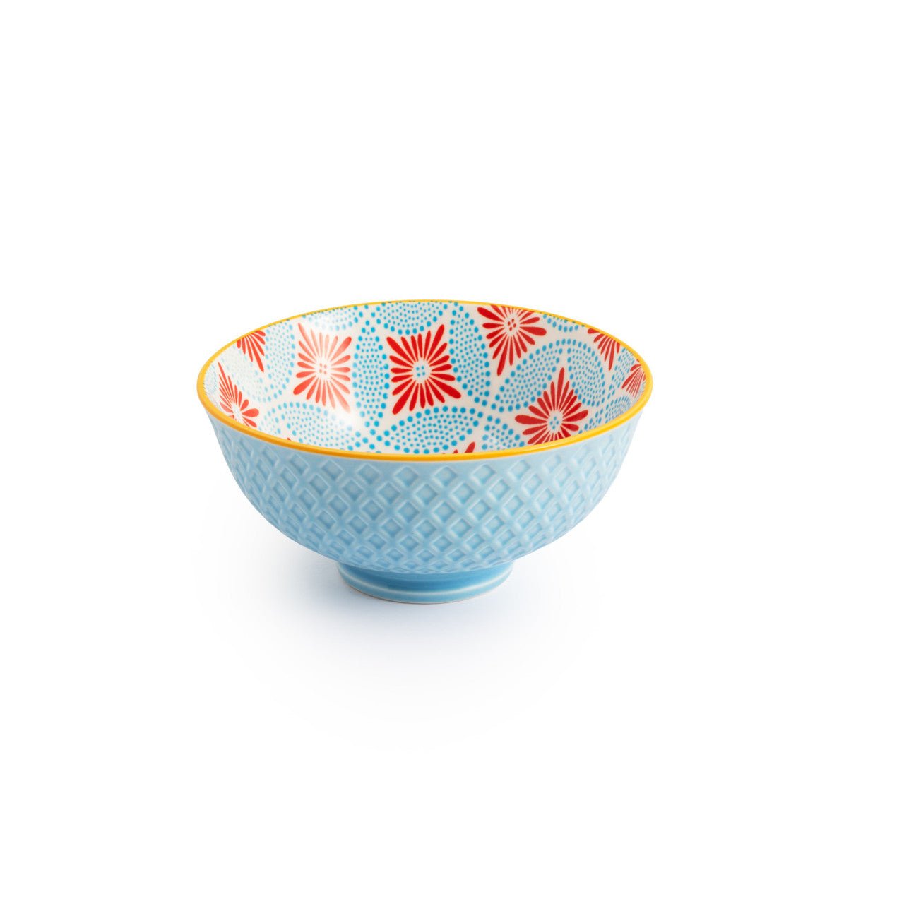 Mikasa Blue Mosaic Stoneware Nibble Bowl, 12cm - Simmer and Slice