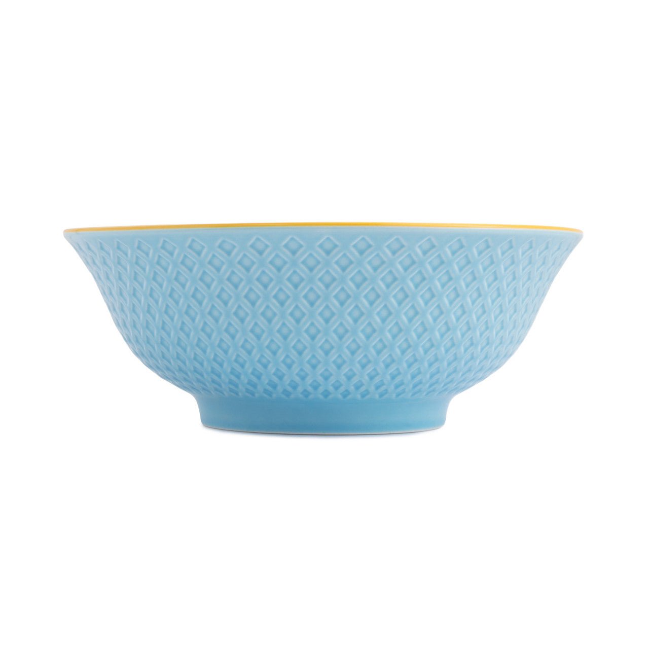 Mikasa Blue Mosaic Stoneware Ramen Bowl, 21cm - Simmer and Slice