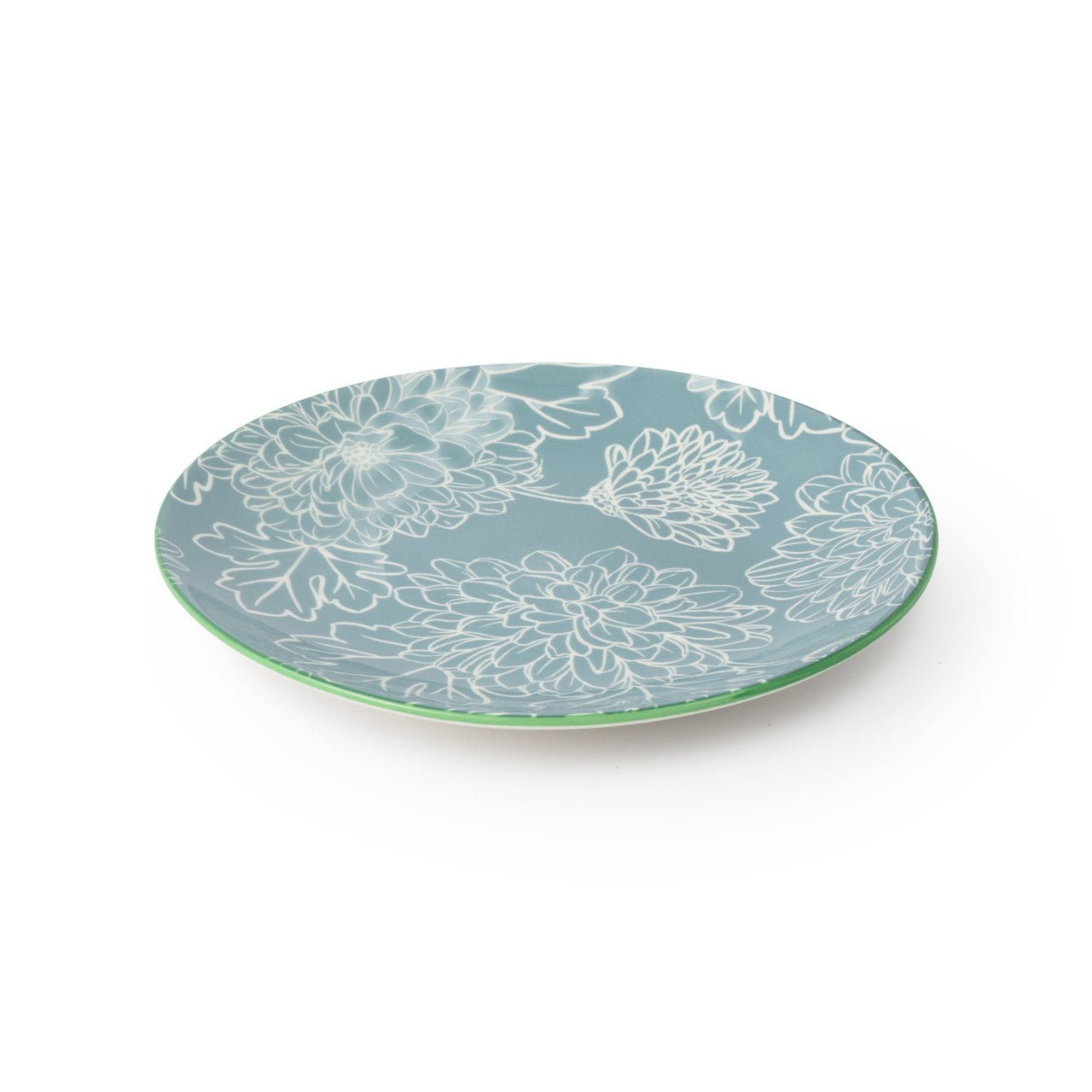 Mikasa Grey Floral Stoneware Side Plate, 18cm - Simmer and Slice