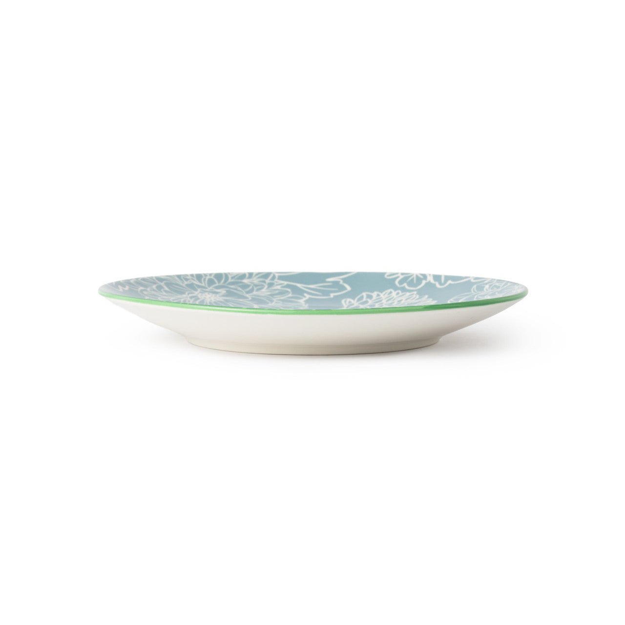 Mikasa Grey Floral Stoneware Side Plate, 18cm - Simmer and Slice
