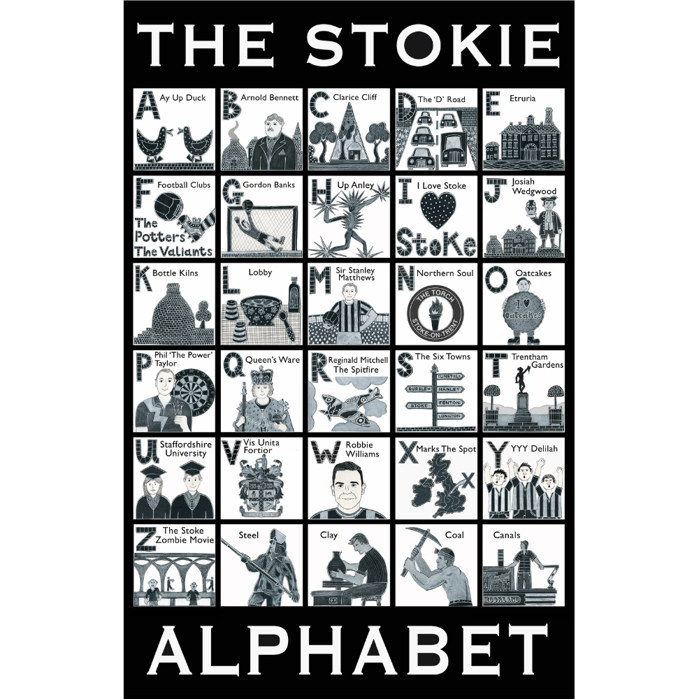 Moorland The Stoke Alphabet Tea Towel - Simmer and Slice