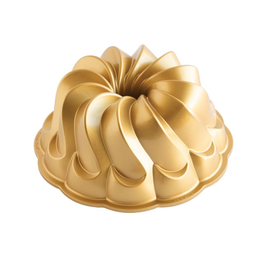 Nordic Ware GOLD Swirl Bundt® - Simmer and Slice