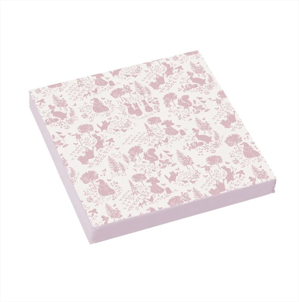 Peter Rabbit Classic Napkins Pink - Simmer and Slice