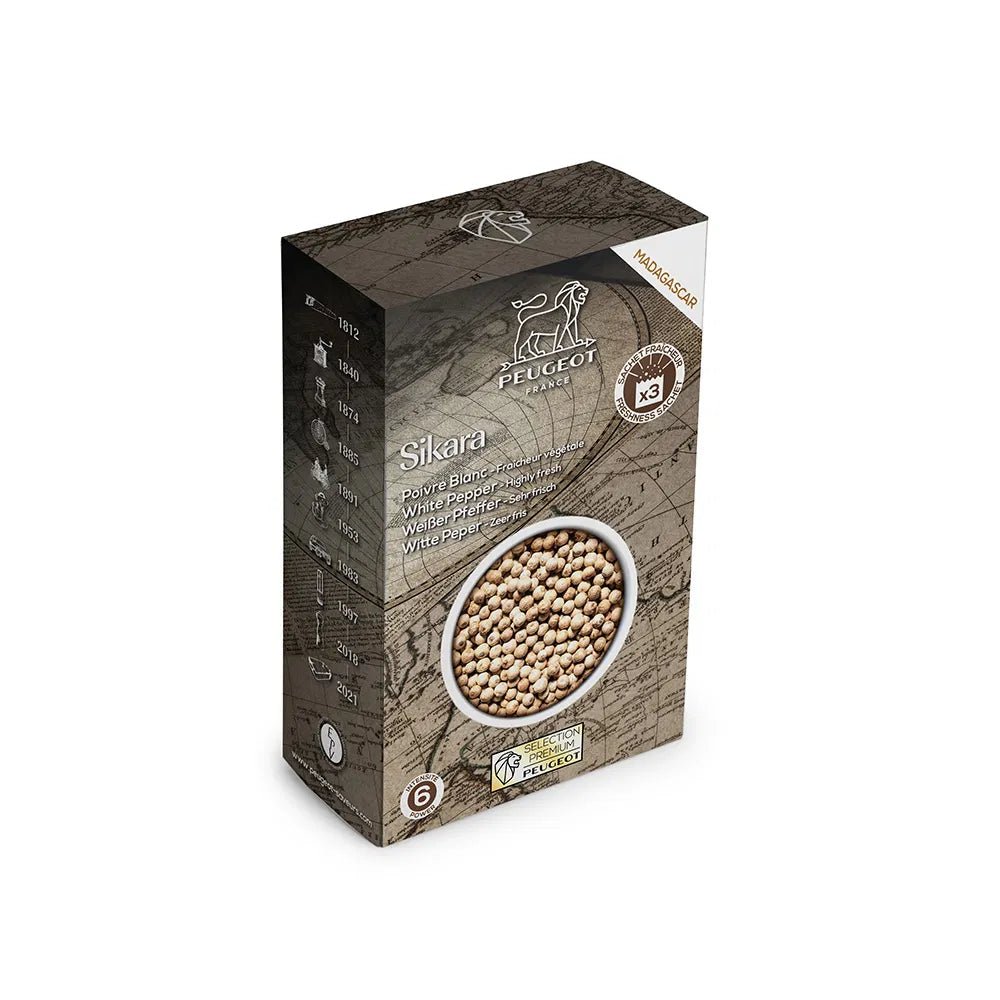 Peugeot Madagascan White Pepper 60g - Simmer and Slice