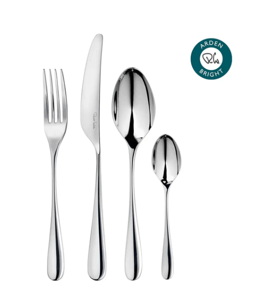 Robert Welch Arden Bright Cutlery Set, 24 Piece For 6 People - Simmer and Slice