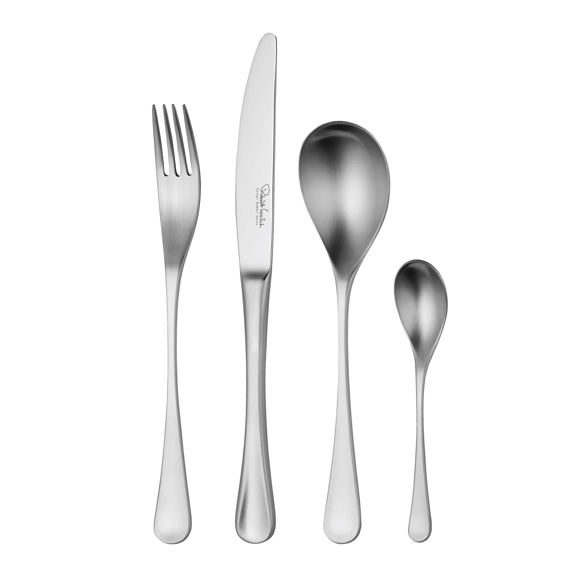Robert Welch RW2 Satin Cutlery Set, 24 Piece For 6 People - Simmer and Slice