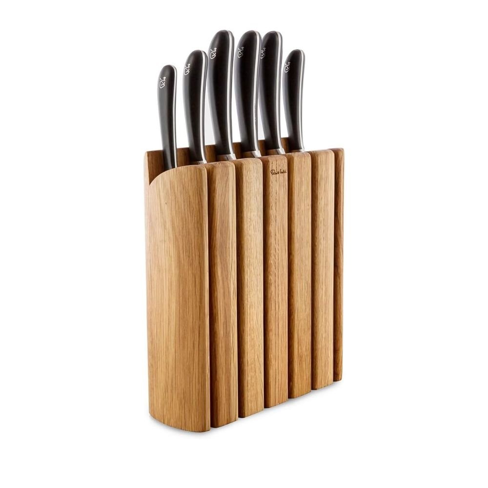 Robert Welch Signature Book Oak Knife Block Set - Simmer and Slice
