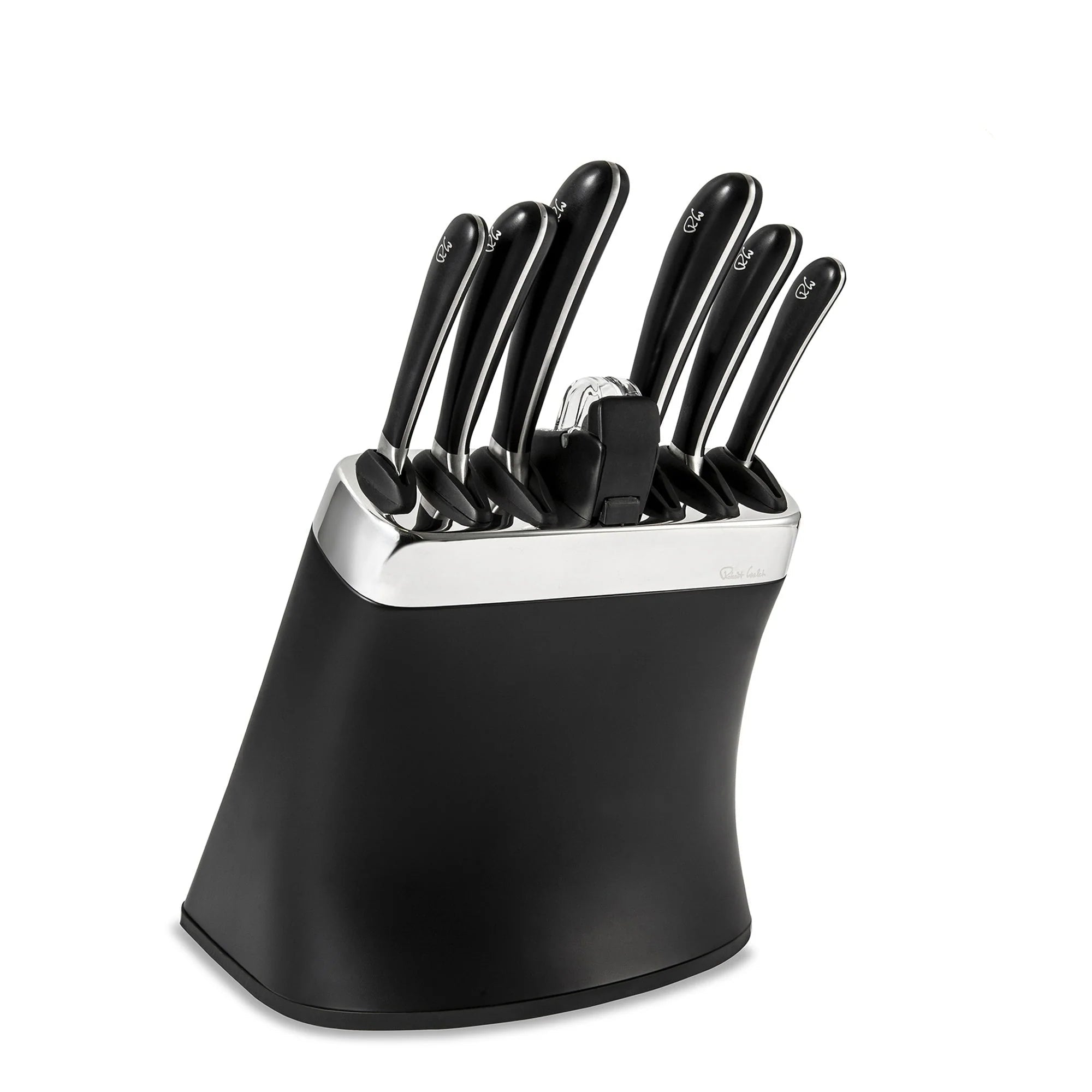 Robert Welch Signature Knife Block Set - Black - Simmer and Slice