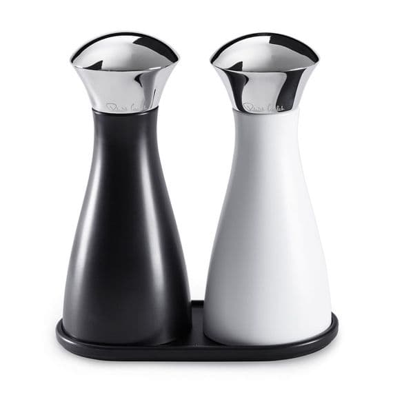 Robert Welch Signature Salt & Pepper Mill Set with Tray - Simmer and Slice
