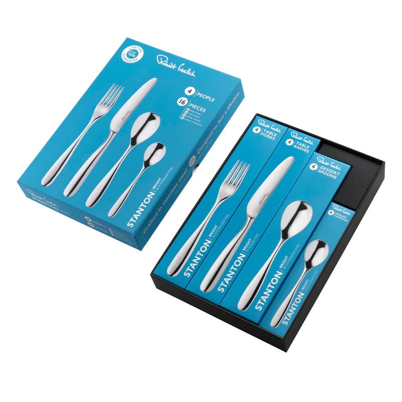 Robert Welch Stanton Bright 16 Piece Cutlery Set - Simmer and Slice