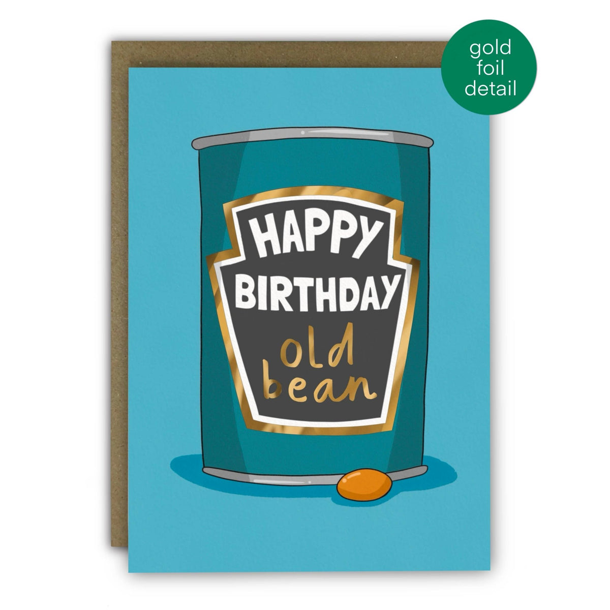 Running With Scissors Funny Birthday Card - Happy Birthday Old Bean - Simmer and Slice