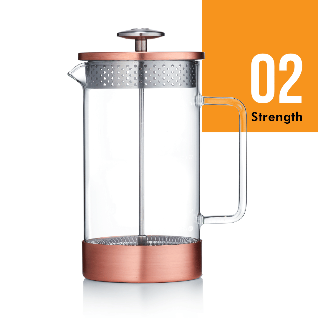 Barista & Co | Core Coffee Press 8 Cup- Copper