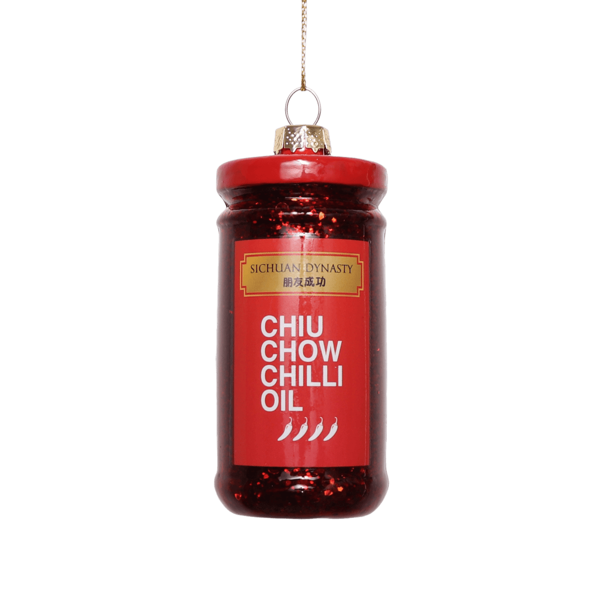 Studio THIE Chiu Chow Chilli Oil Glass Christmas Decoration - Simmer and Slice