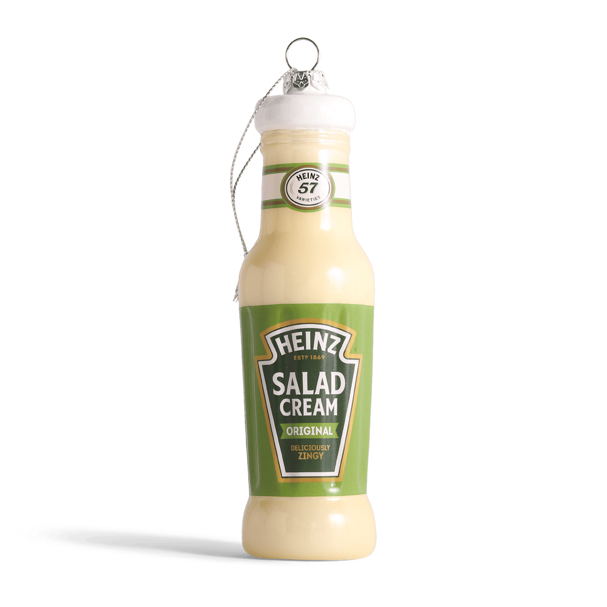 Studio THIE HEINZ Salad Cream Glass Christmas Decoration 14cm - Simmer and Slice