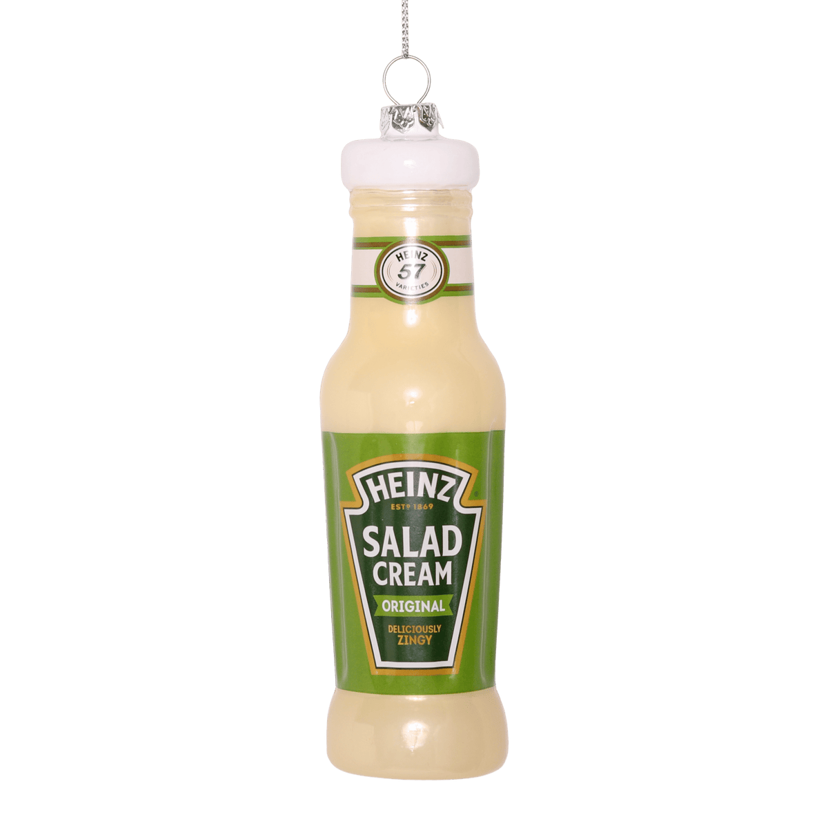 Studio THIE HEINZ Salad Cream Glass Christmas Decoration 14cm - Simmer and Slice