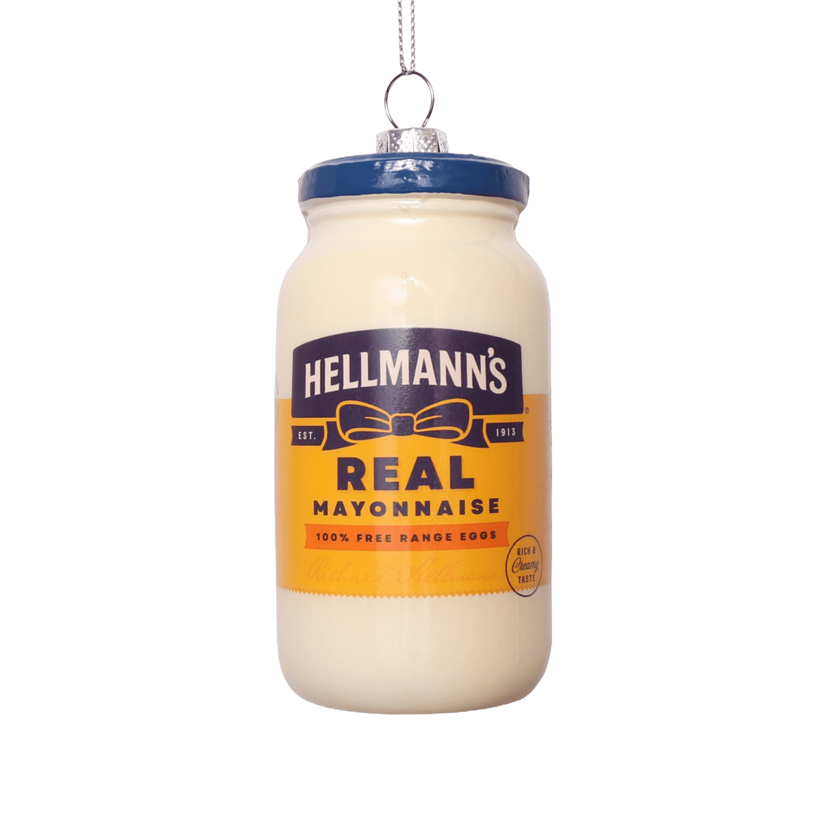 Studio THIE Hellmann's Mayonnaise Jar Glass Christmas Decoration - Simmer and Slice