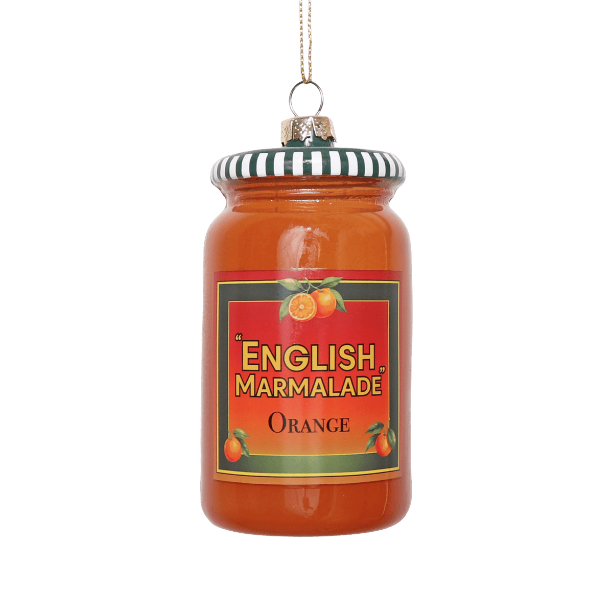 Studio THIE Marmalade Jar Glass Christmas Decoration - Simmer and Slice