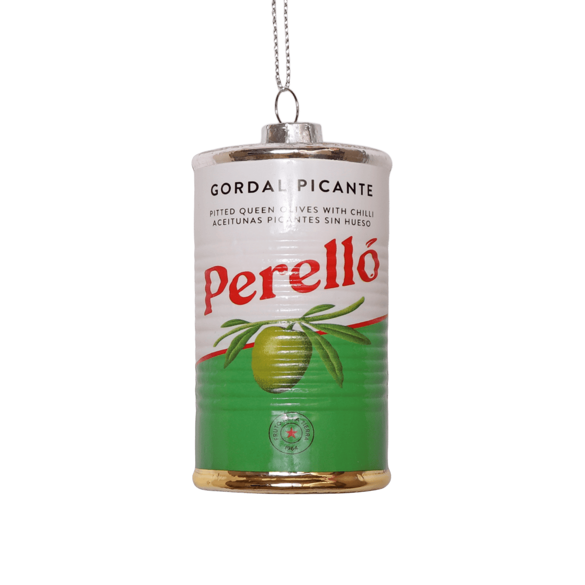 Studio THIE Perelló Gordal Picante Olives Glass Christmas Decoration 8cm - Simmer and Slice