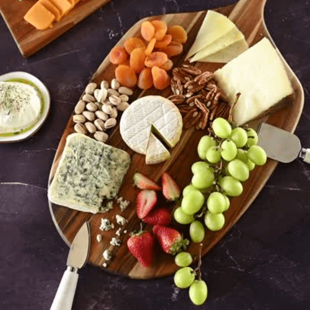 TeakHaus Canoe Paddle Serving Board - Simmer and Slice