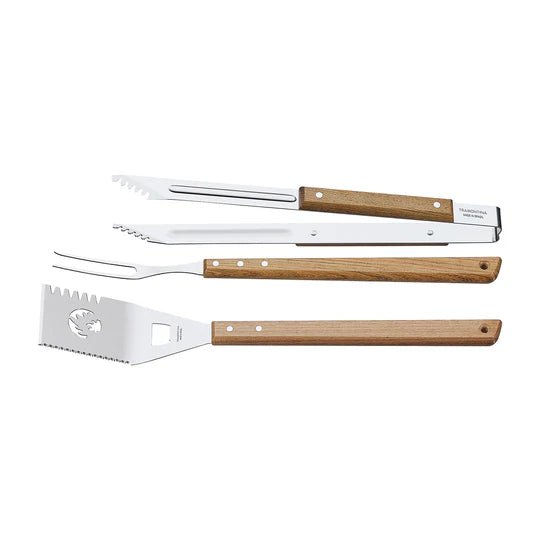 Tramontina 3pc BBQ Tools Set - Simmer and Slice