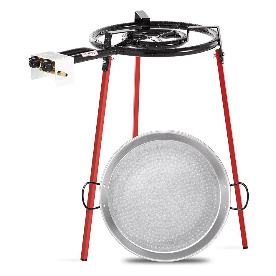 Vaello Eco Set - 400m Gas Burner and 46cm Paella Pan - HAUSwares