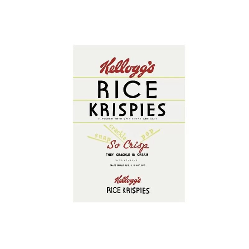 Vintage Kelloggs Rice Crispies Snap Crackle & Pop Tea Towel - Simmer and Slice