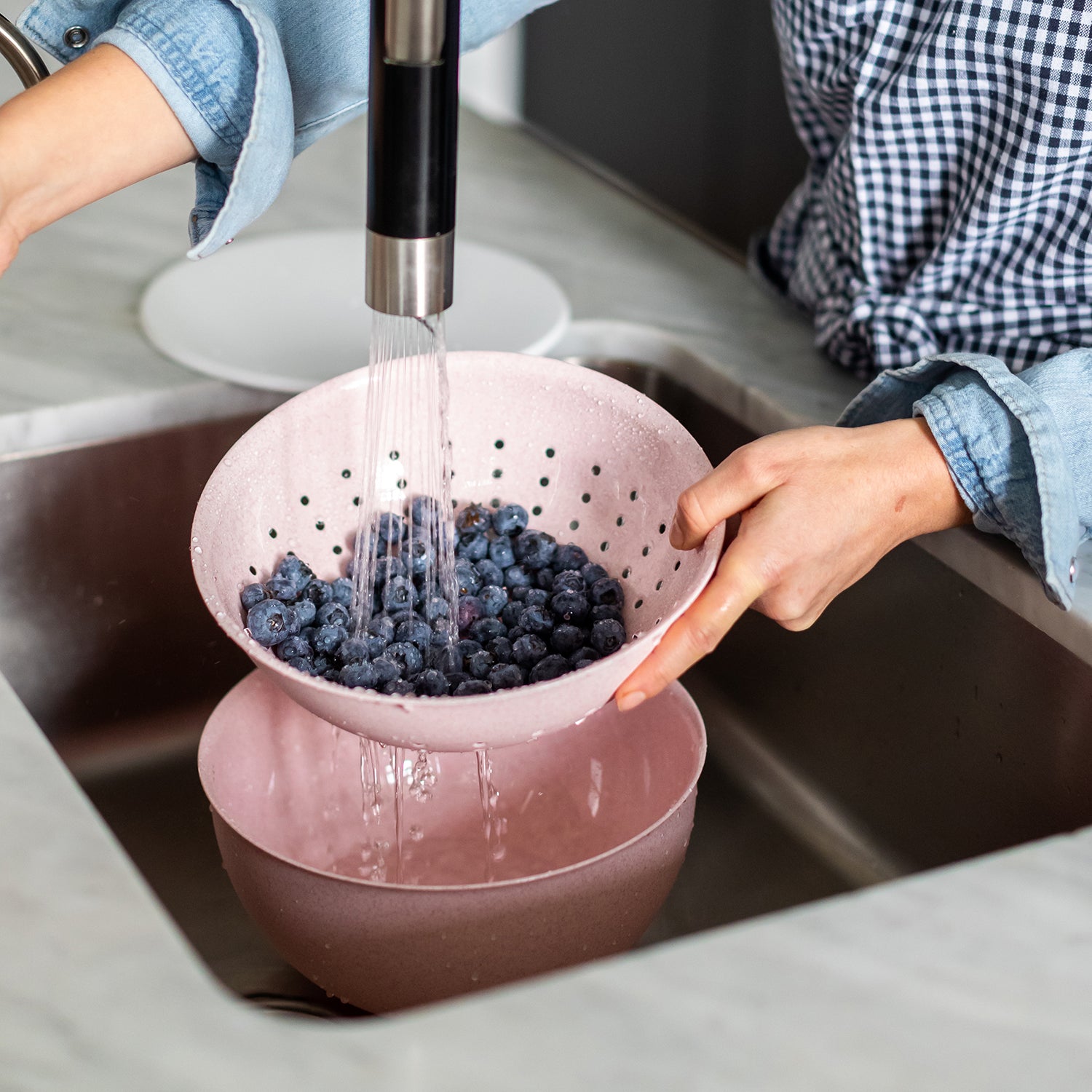 Koziol Colander 2L Palsby M - Organic Pink