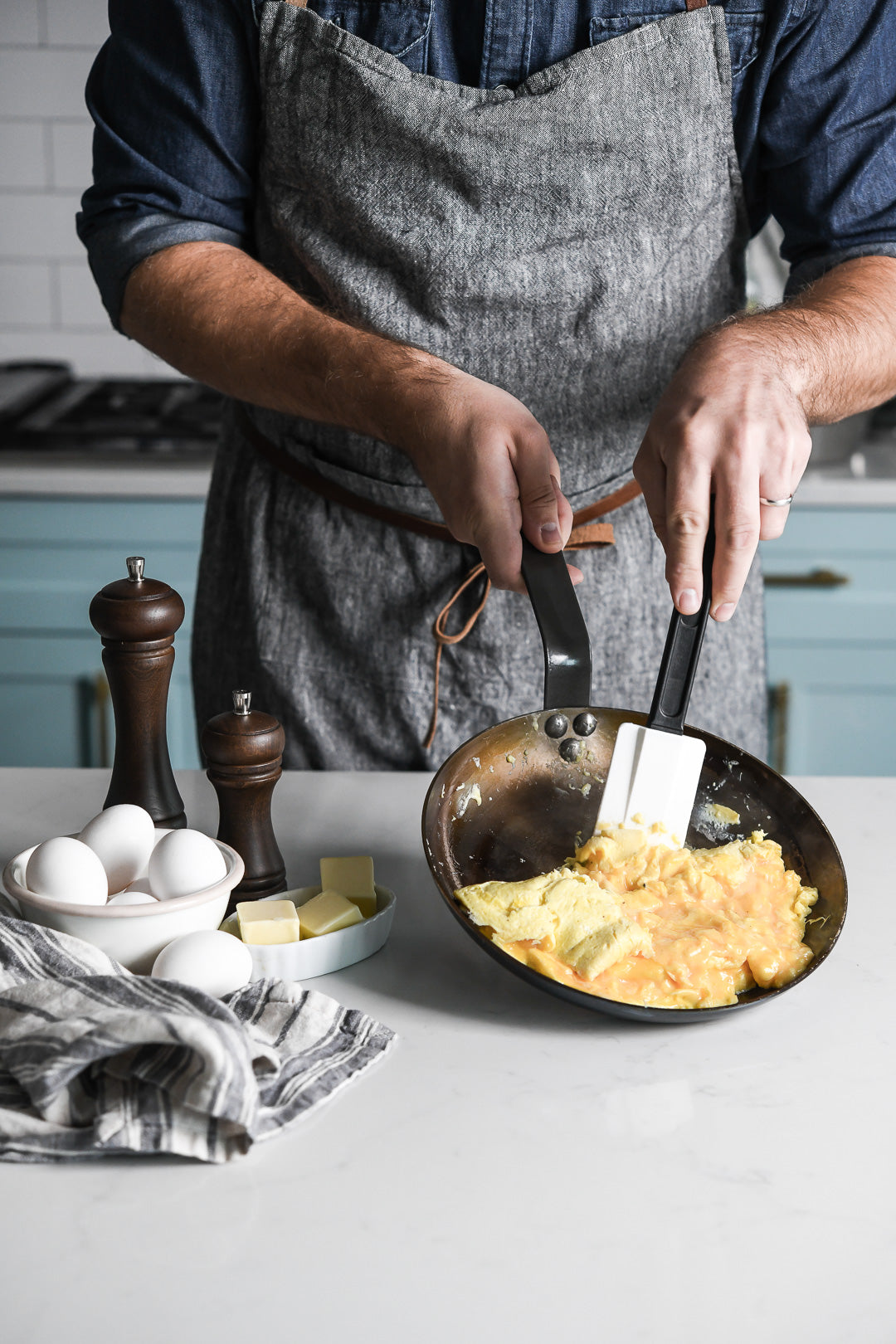 De Buyer Mineral B 24cm Omelette Pan