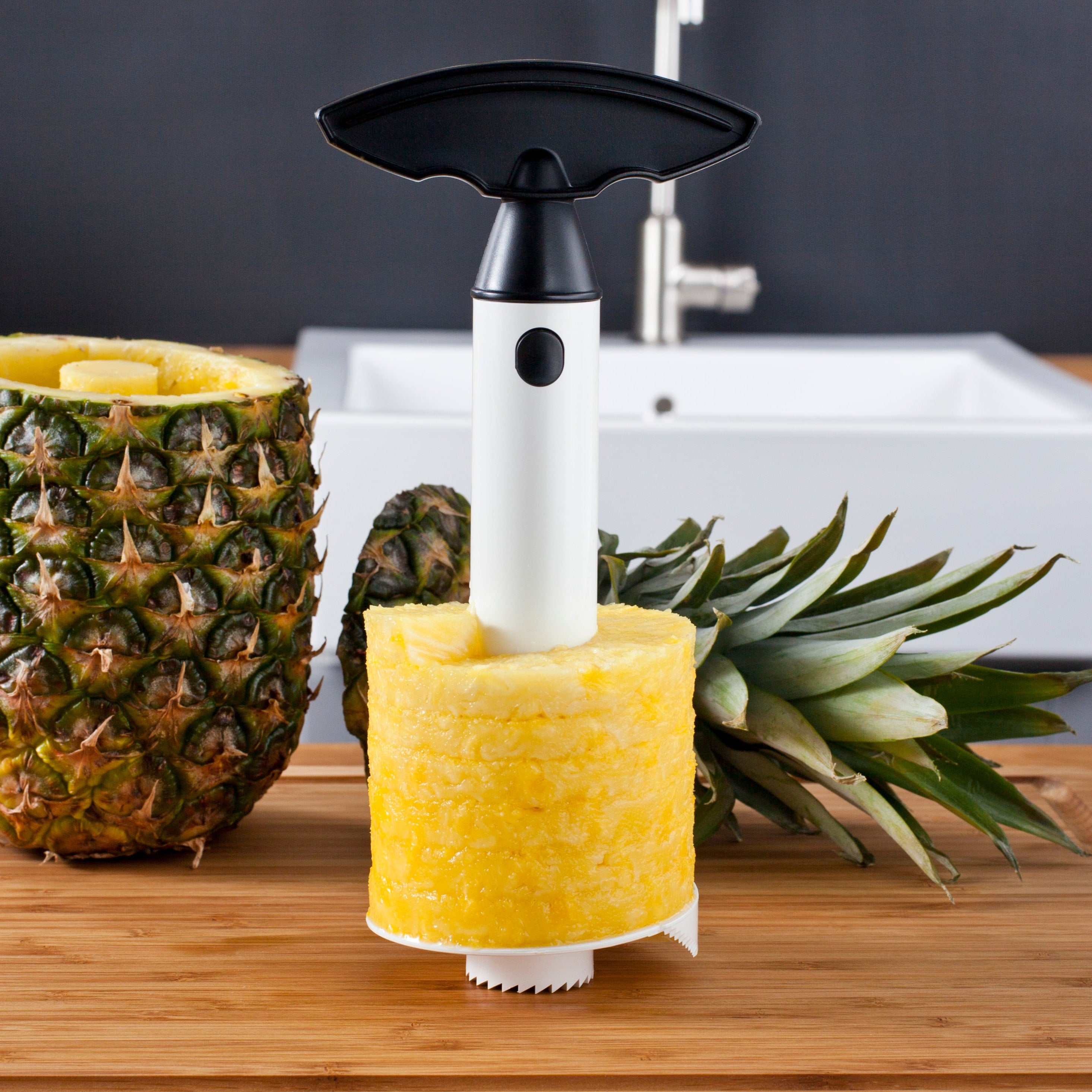 Vacu Vin Pineapple Slicer - White/Black