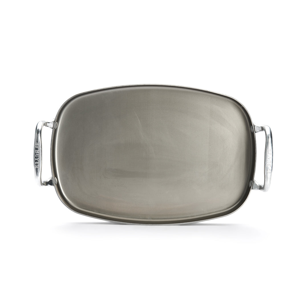De Buyer Mineral B 38cm Rectangular Plancha Pan