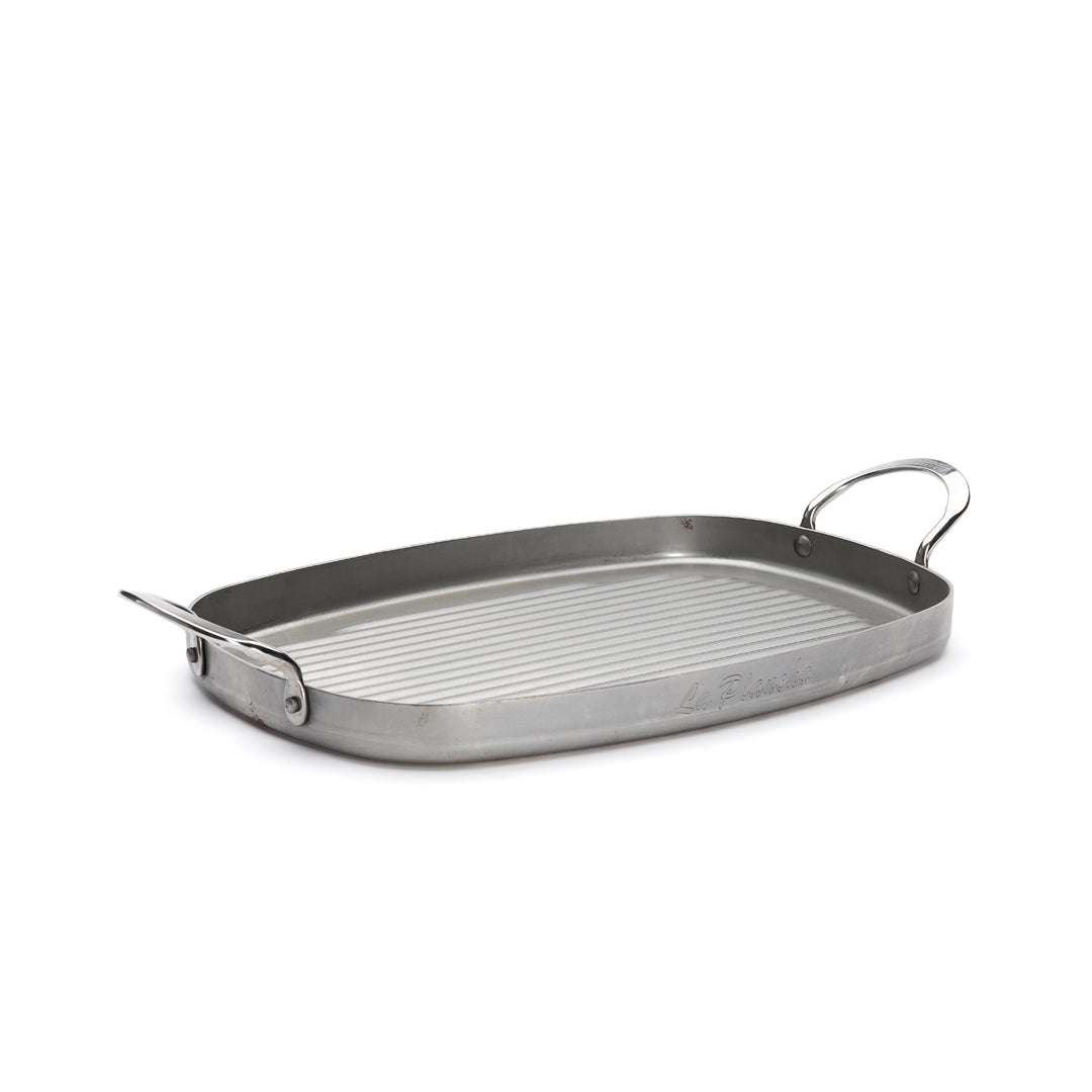 De Buyer Mineral B 38cm Rectangular Grill Pan
