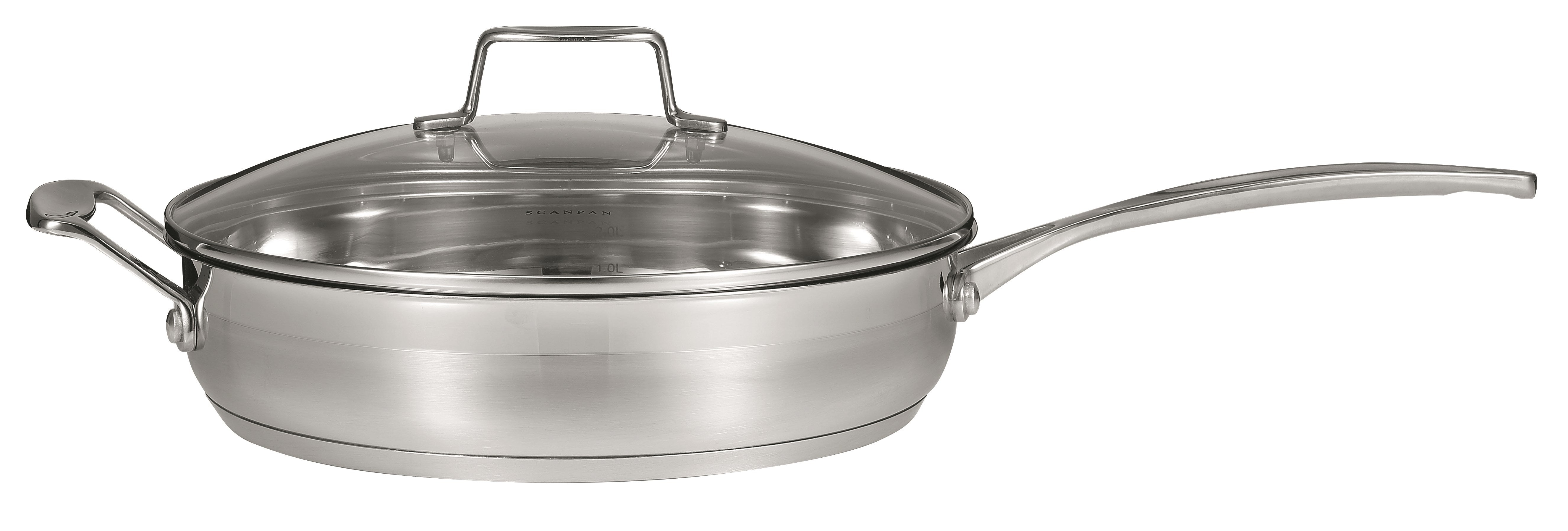 SCANPAN Impact Saute Pan With Lid 28cm
