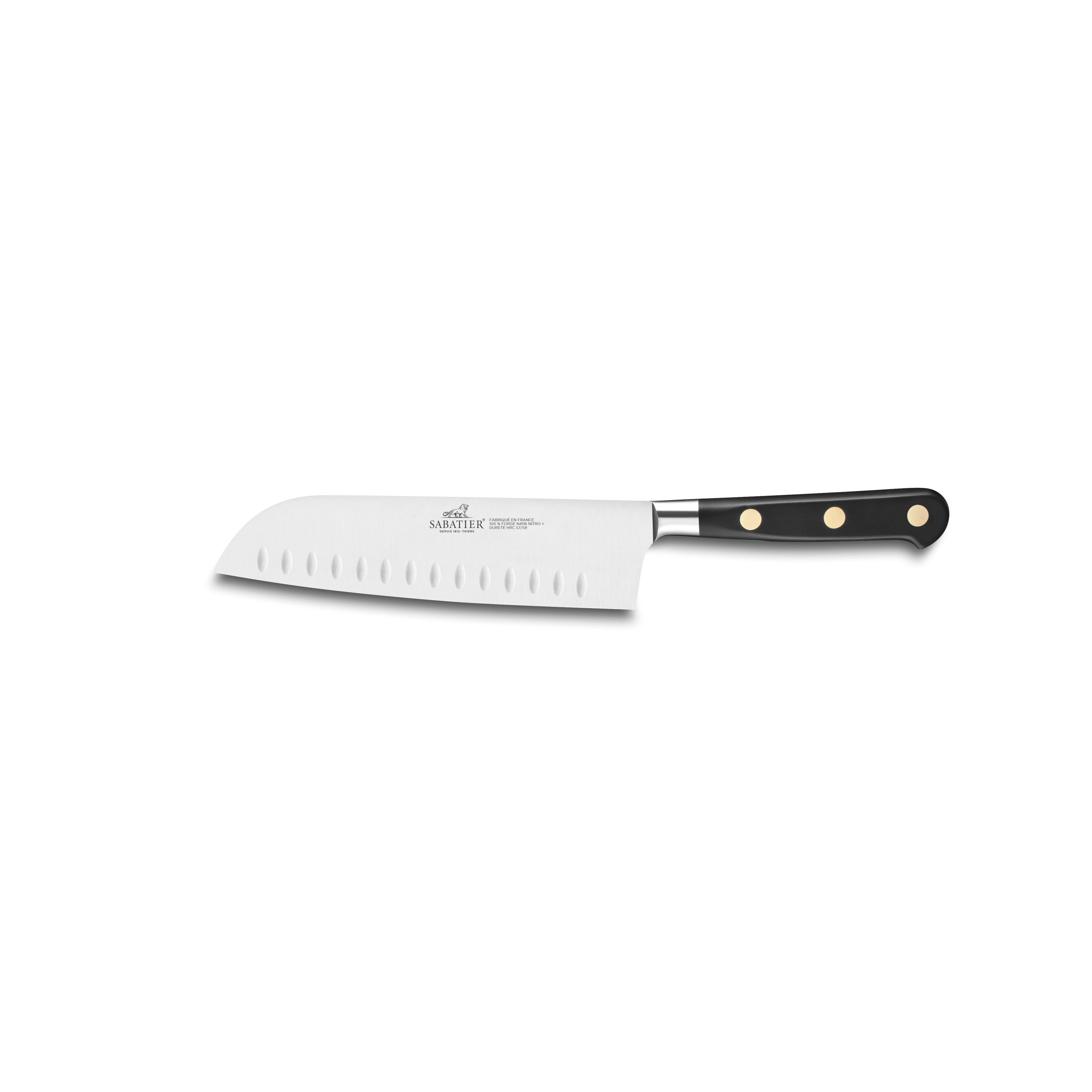 Lion Sabatier Santoku Knife 18cm - Ideal Brass