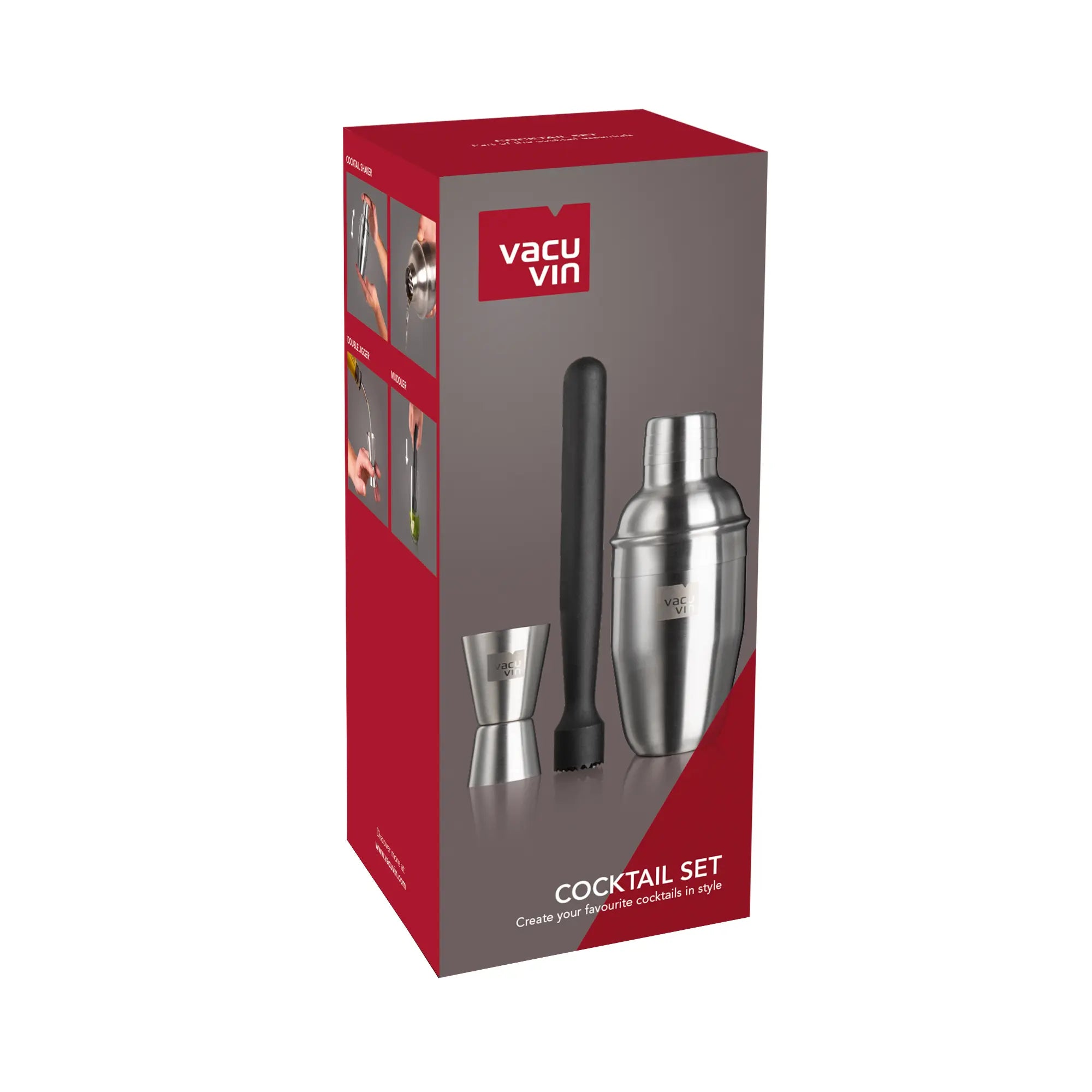 Vacu Vin Essential Cocktail Set (3pcs)