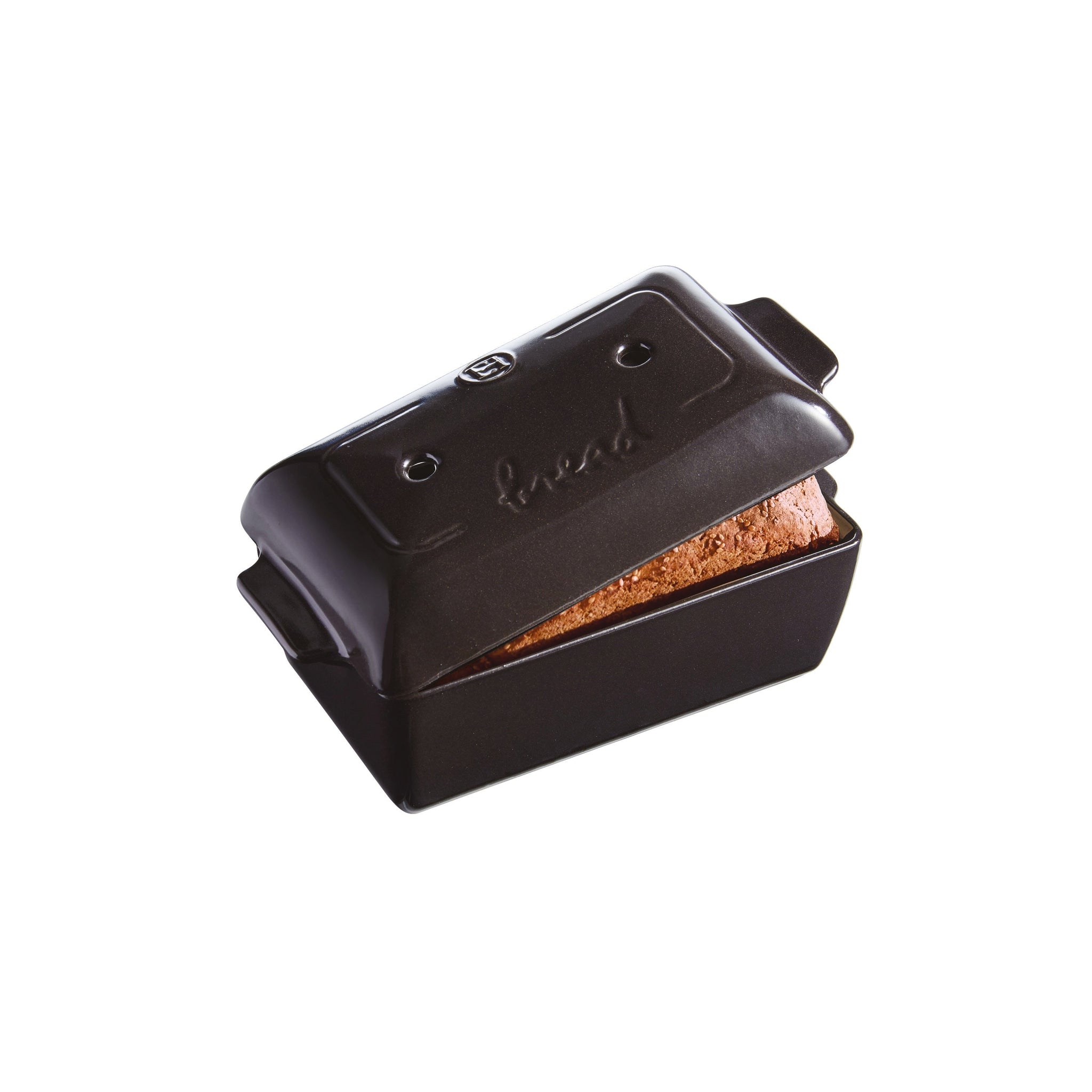 Emile Henry Bread Loaf Baker Charcoal 28cm x 13cm