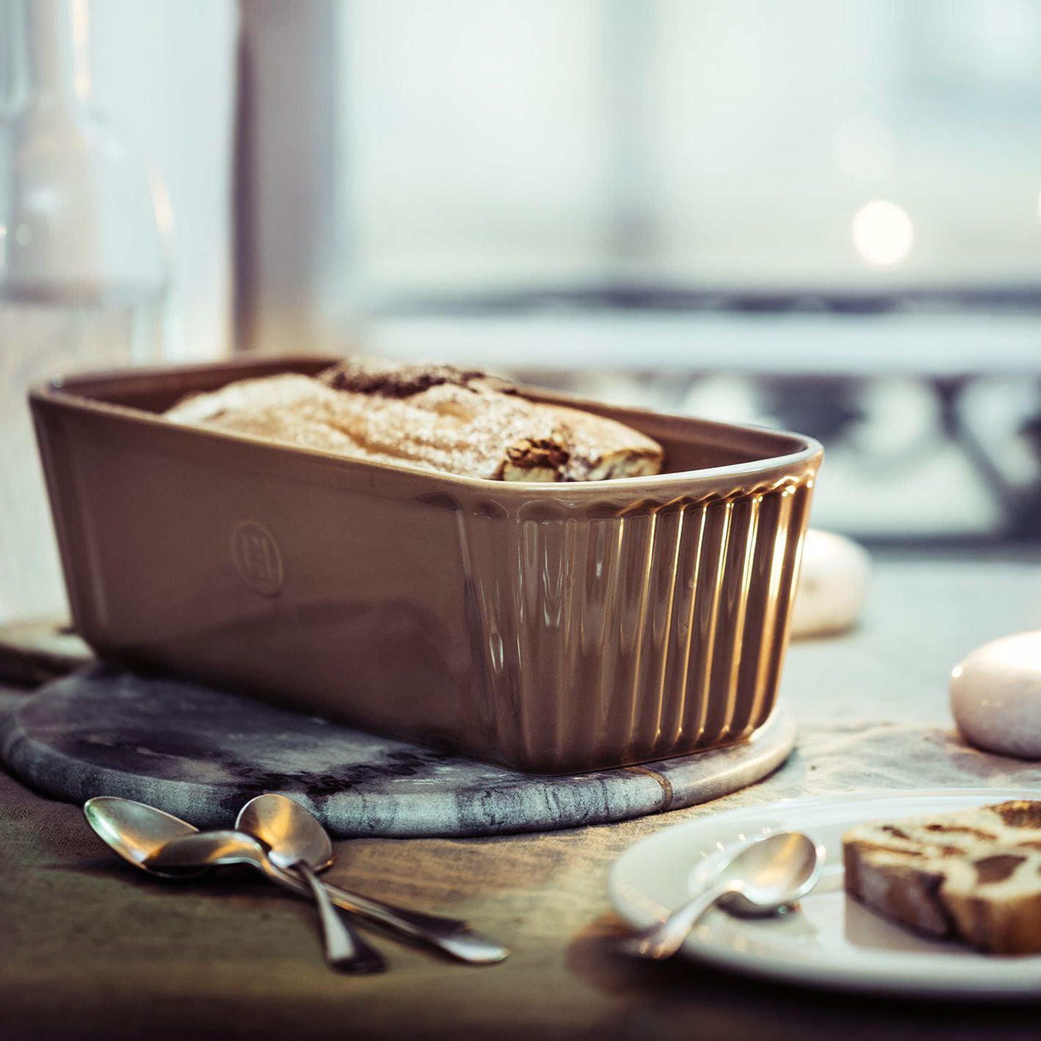 Emile Henry Loaf Baking Dish Burgundy 31cm x 13cm