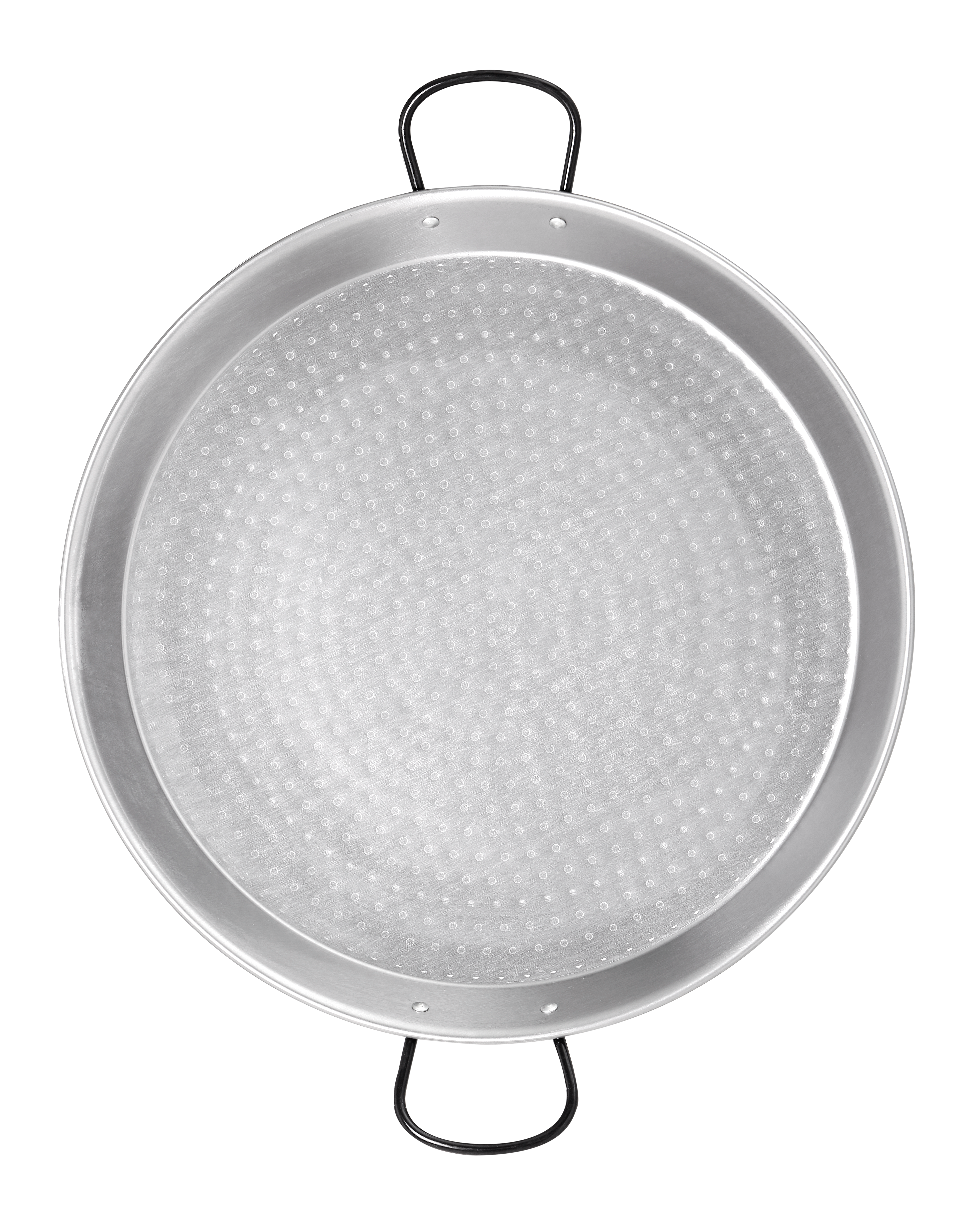 Vaello Polished Steel Valencian Paella Pan - 38cm